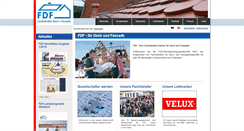 Desktop Screenshot of fdf-dach.de